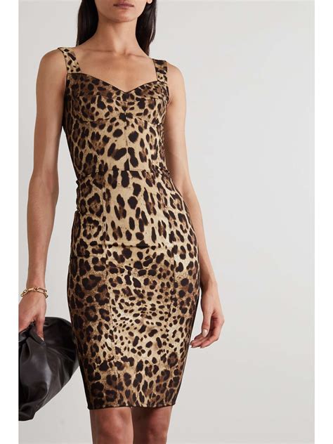 dolce gabbana cheetah dress